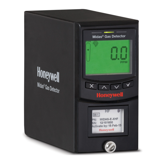 HONEYWELL MIDAS GAS DETECTOR USER MANUAL ManualsLib