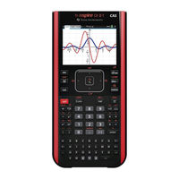 Texas Instruments TI-Nspire CX Getting Started