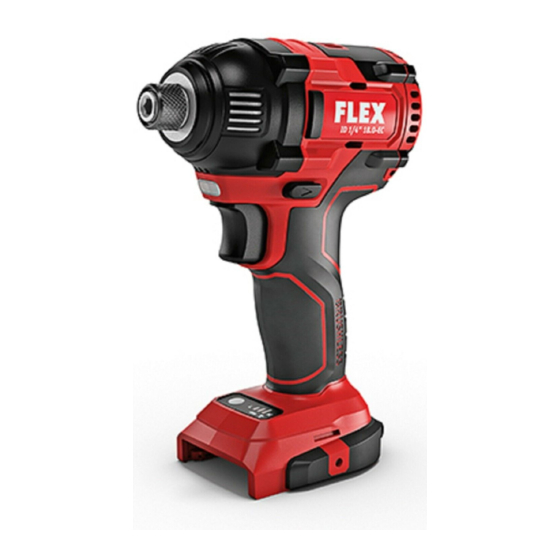 Flex ID 1/4 18.0-EC Impact Wrench Manuals