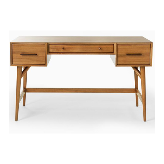 West Elm Mid Century Assembly Instructions Manual