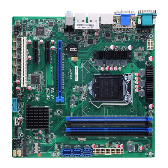 User Manuals: AXIOMTEK MMB501 Micro ATX Motherboard