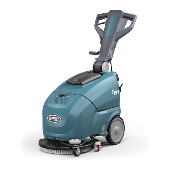Tennant T191 Quick Manual