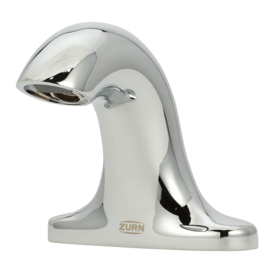 ZURN Aqua-FIT Serio Series Sensor Faucet Manuals