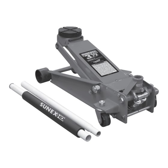 Sunex HD 66037A Owner's Manual