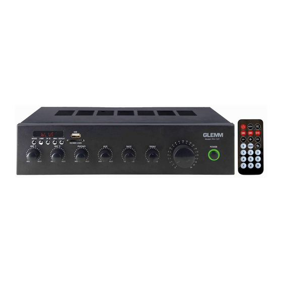 GLEMM PAA 50T Instruction Manual