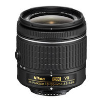 Nikon AF-S DX 18-55mm f/3.5-5.6G ED User Manual