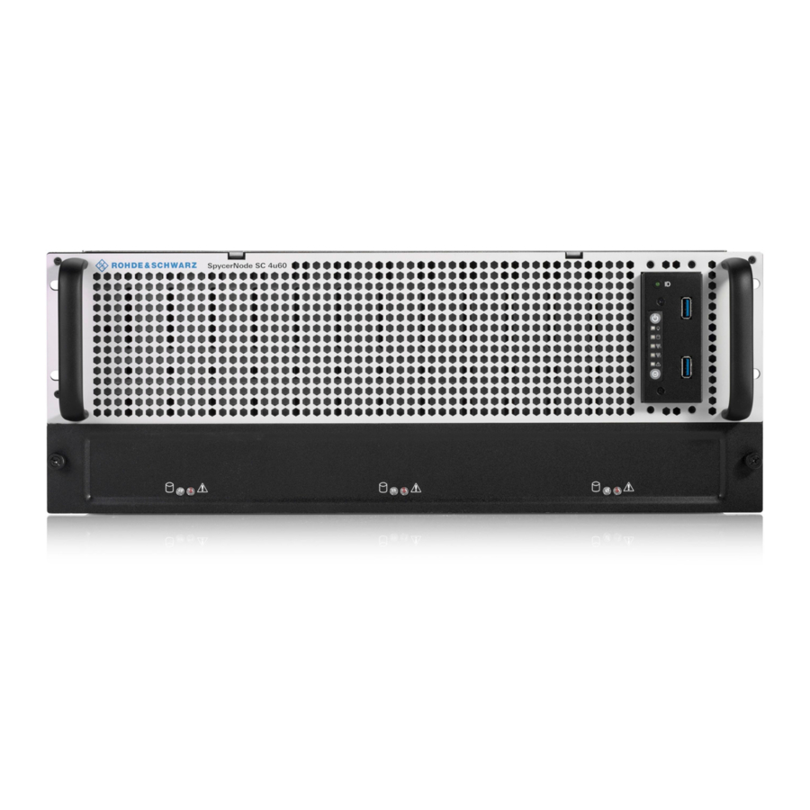 Rohde & Schwarz SpycerNode SC Getting Started