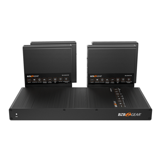 BZBGEAR BG-UDAIC-E14 Manuals