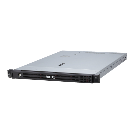 NEC Express5800/R120i-1M Installation Manual