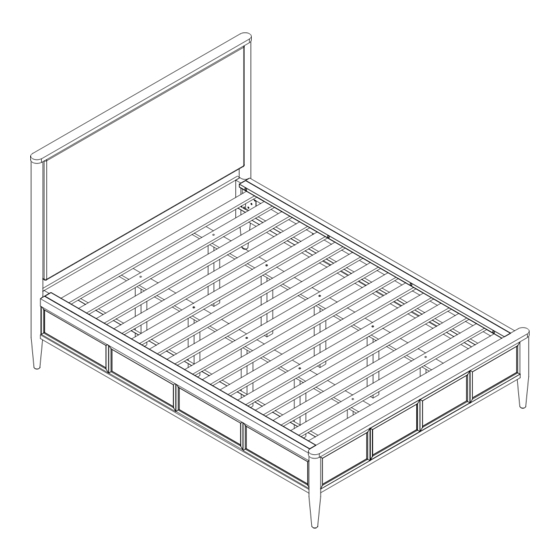 Living Spaces AUSTEN B2101-136 Assembly Instructions