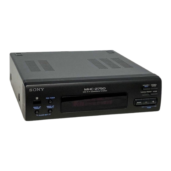 Sony ST-H2750 Service Manual
