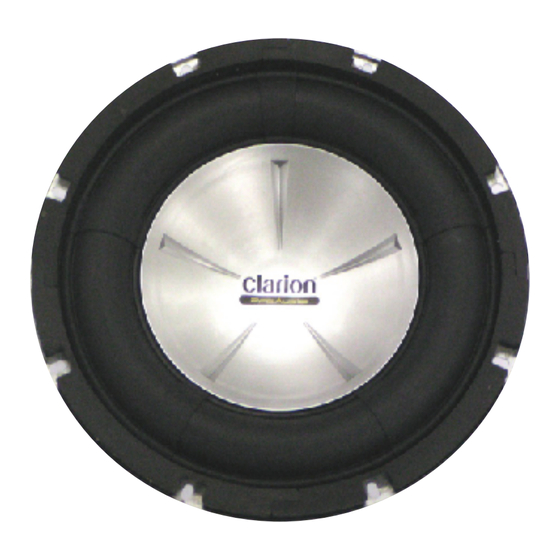 Clarion SRW1045 Specification