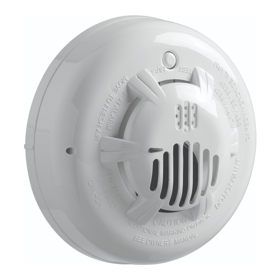 DSC PG9933 SMOKE ALARM INSTALLATION AND OPERATING INSTRUCTIONS FOR THE ...