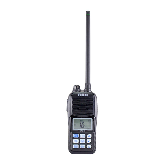 RCA MR240 TWOWAY RADIO INSTRUCTION MANUAL ManualsLib