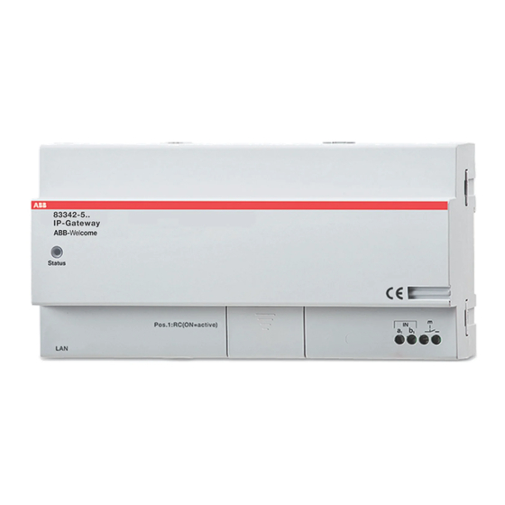 ABB 83342-500 Operating Instructions Manual
