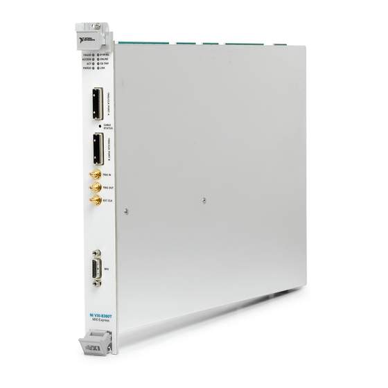 NATIONAL INSTRUMENTS VXIMXIEXPRESS SERIES USER MANUAL Pdf Download