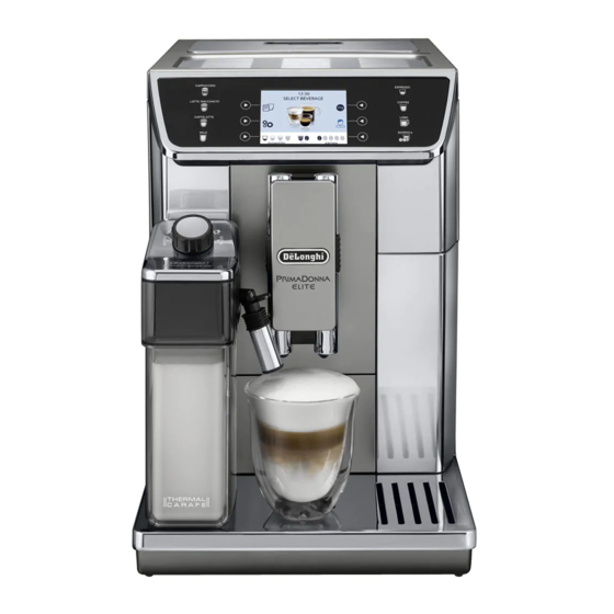 Delonghi Ecam65*.55 Series Coffee Maker Instructions For Use Manual 