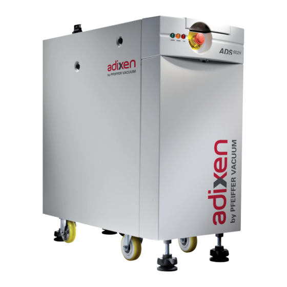 ADIXEN ADP122 WATER PUMP OPERATING INSTRUCTIONS MANUAL ManualsLib