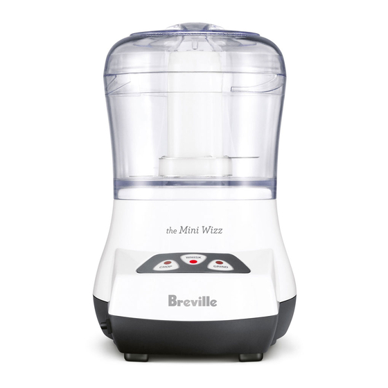 BREVILLE THE MINI WIZZ FOOD PROCESSOR INSTRUCTION BOOKLET ManualsLib