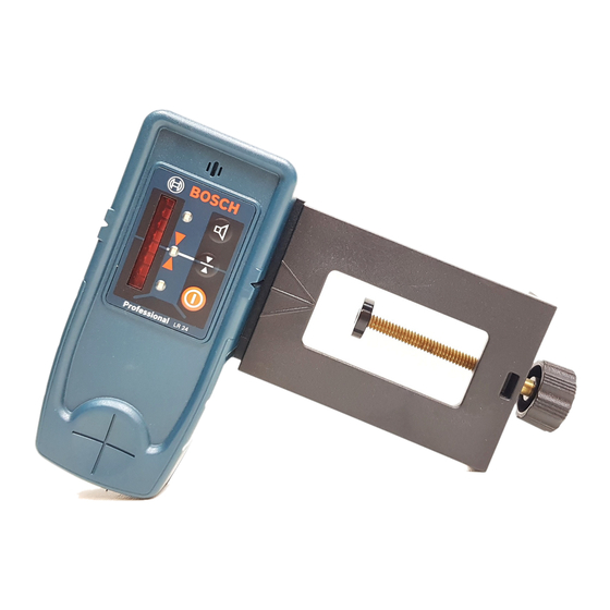 BOSCH LR 24 PROFESSIONAL ORIGINAL INSTRUCTIONS MANUAL Pdf Download ManualsLib