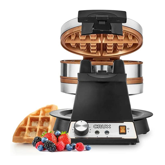 CRUX 14614 WAFFLE MAKER INSTRUCTION MANUAL ManualsLib