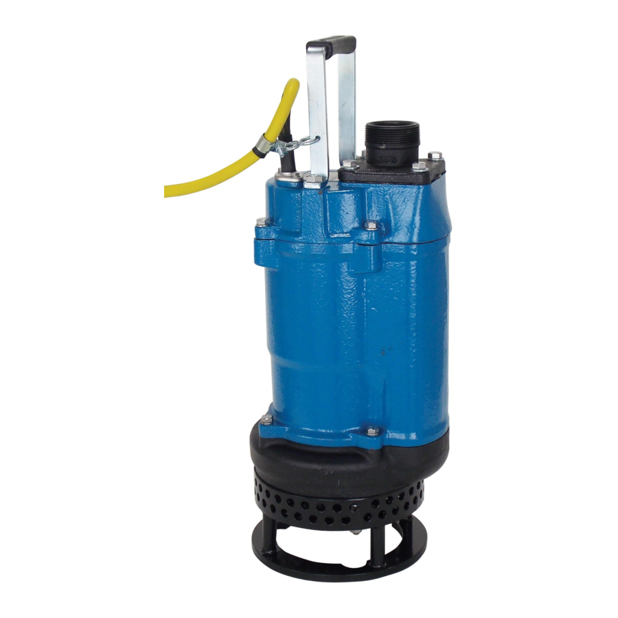 TSURUMI PUMP KTD SERIES WATER PUMP OPERATION MANUAL ManualsLib