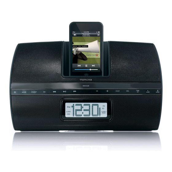 MEMOREX IWAKEUP MI4014 CLOCK RADIO USER MANUAL ManualsLib