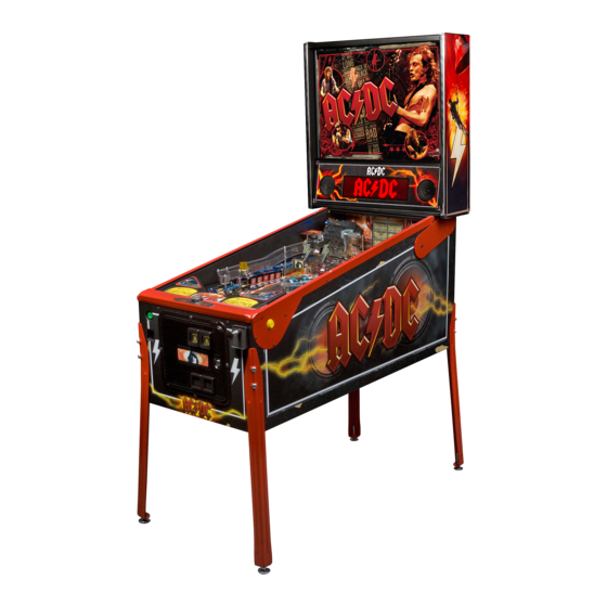 STERN PINBALL AC/DC PINBALL MACHINE SERVICE AND OPERATION MANUAL ...