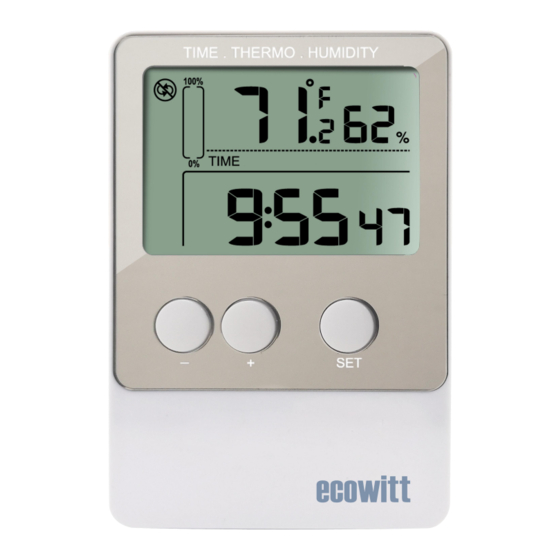 ECOWITT DS102 DATA LOGGER INSTRUCTION MANUAL ManualsLib