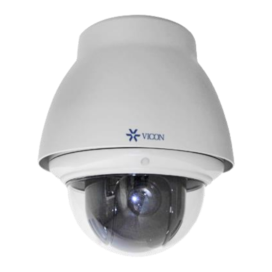 VICON V672-PTZ SECURITY CAMERA USER MANUAL | ManualsLib