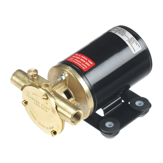 SPX FLOW F2P1019 WATER PUMP INSTRUCTION MANUAL ManualsLib