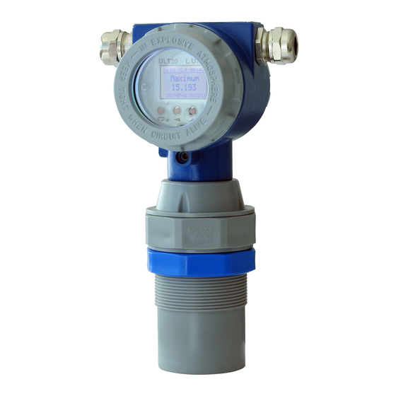 LUMEL ULT20 TRANSDUCER USER MANUAL | ManualsLib