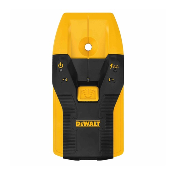 DEWALT DW0100 STUD SENSOR USER MANUAL ManualsLib