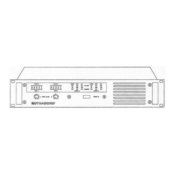 Electro-Voice Processor-Controlled Power Amplifier PCA 2450 User Manual