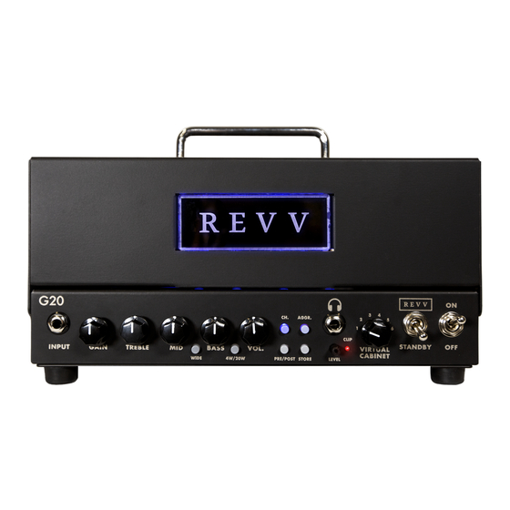 REVV G20 Manual