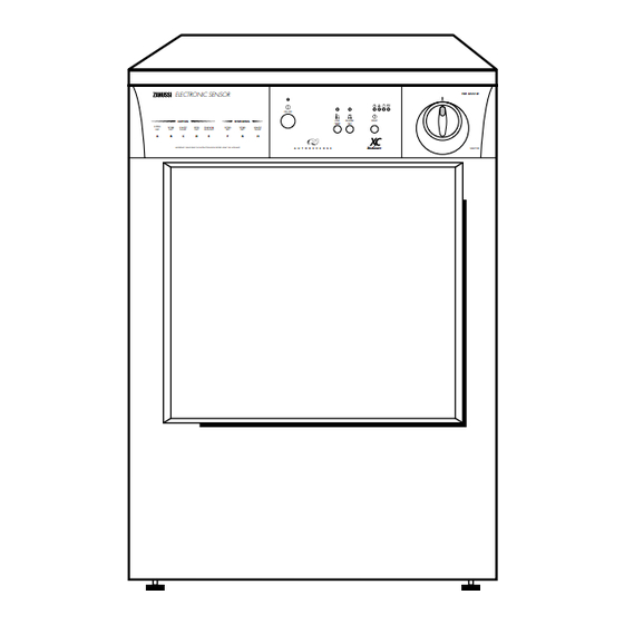 Zanussi TDE 4234 W Instruction Booklet