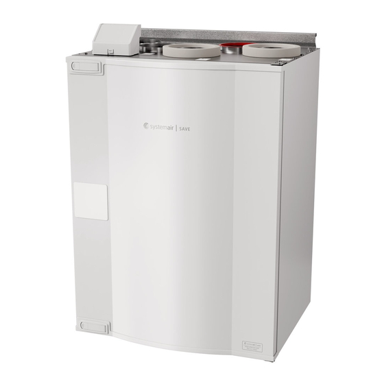 SystemAir SAVE VTR 250/B User Manual