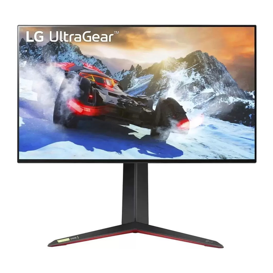 LG UltraGear 27GP950 Quick Start Manual