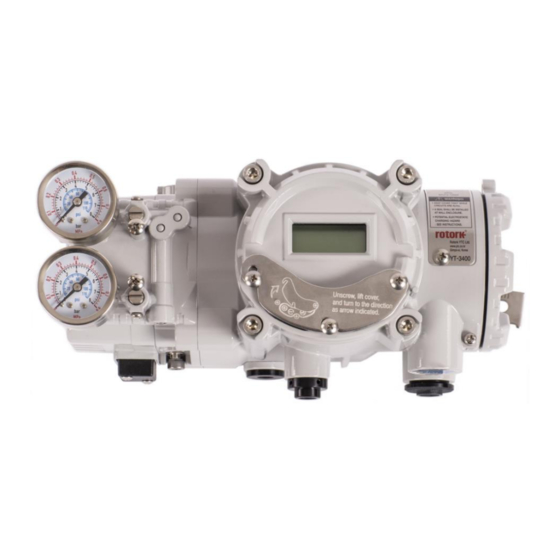rotork YT-3400 Series Product Manual