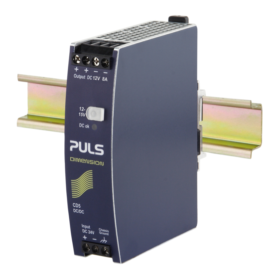 Puls CD5.121 Installation Manual