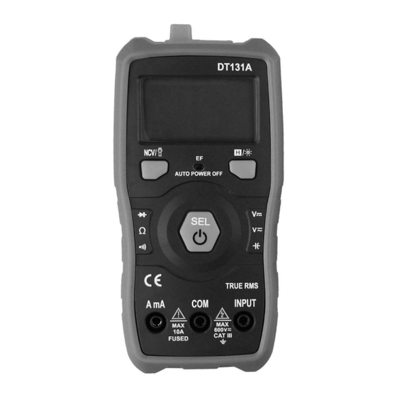 DPM DT131A Manual