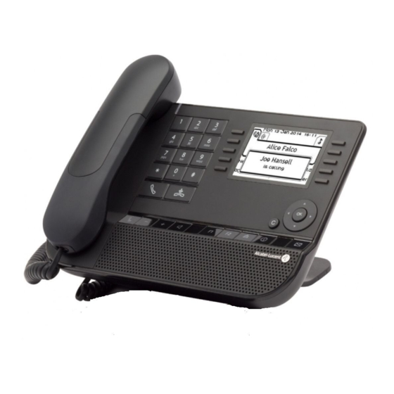 Alcatel 8038 Quick User Manual