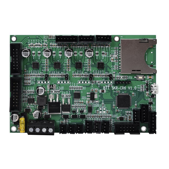 BIGTREETECH SKR CR6 V1.0 User Instruction