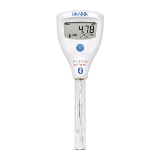 Hanna Instruments HI9810372 pH Tester Manuals
