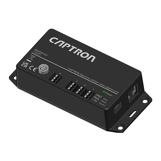 Captron SENSORhub SEH200 Original Operating Instructions