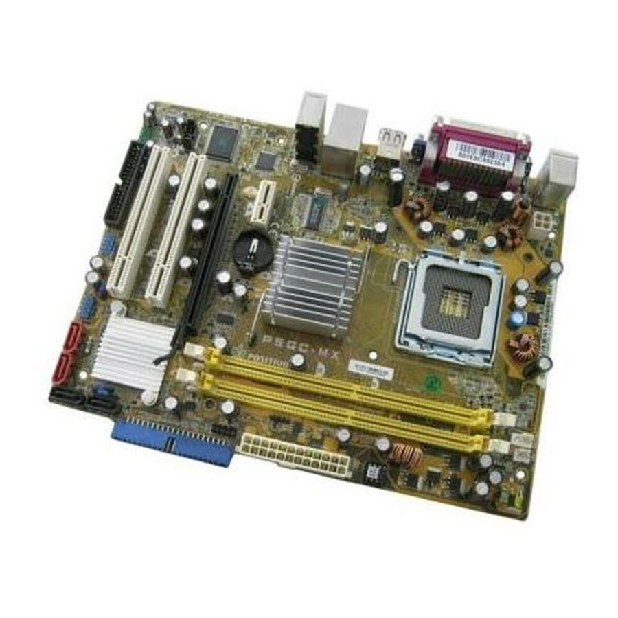 Asus P5GCMX - Motherboard - Micro ATX Manuals