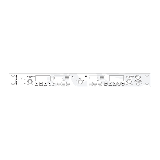 VocoPro SDR-3000 Owner's Manual