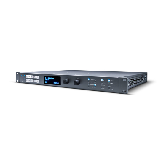 AJA FS2 Installation And Operation Manual