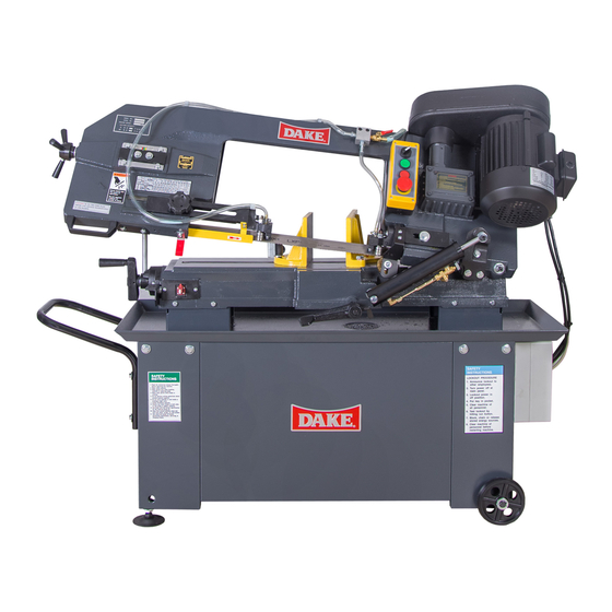 DAKE SE912 SAW INSTRUCTIONAL MANUAL | ManualsLib