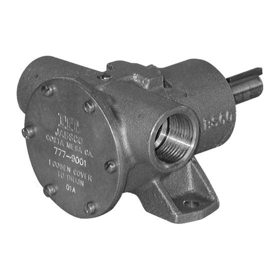 JABSCO 777 SERIES WATER PUMP MANUAL ManualsLib